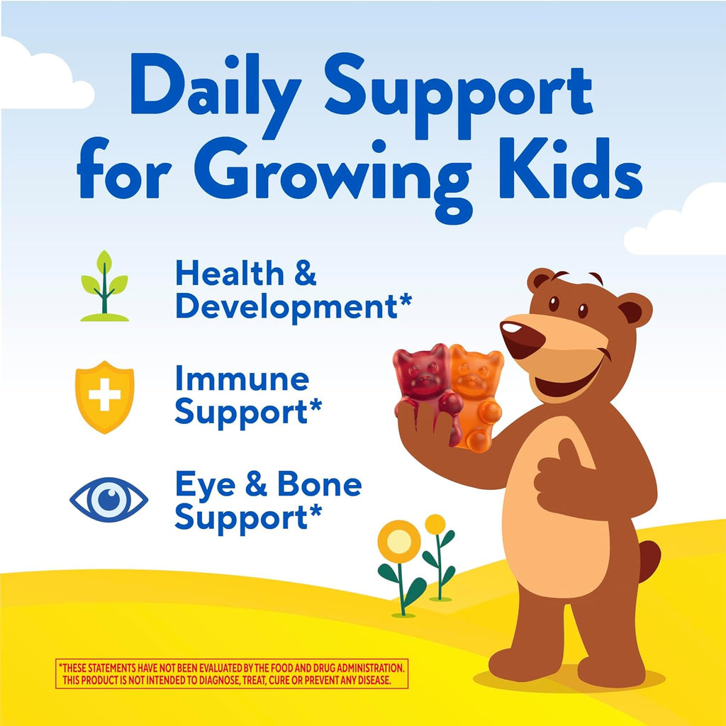 L'il Critters Gummy Vites Kids Multivitamin | 190 Gummies | with Vitamins A, B, C, D, E |