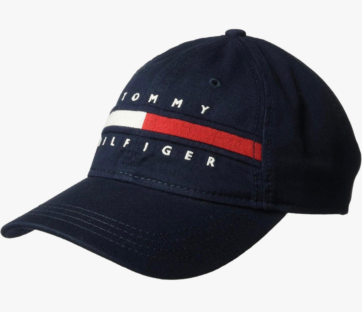 Tommy Hilfiger Gorra Ajustable de Béisbol de Algodón Avery para Hombre, Rojo varios colores