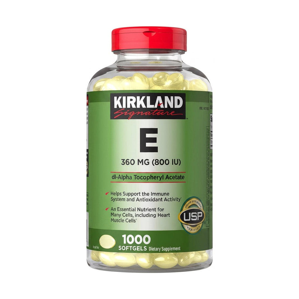 Vitamina E de la Marca Kirkland 500 pastillas liquidas