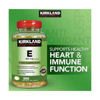 Vitamina E de la Marca Kirkland 500 pastillas liquidas