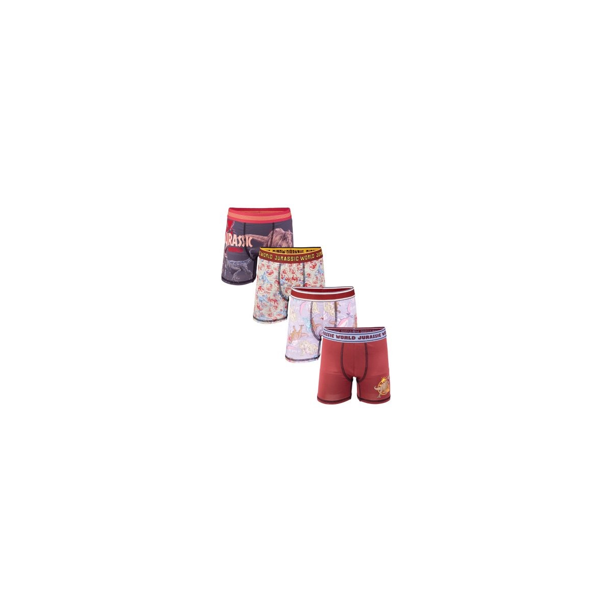 Pack de 4 bóxeres deportivos con personajes para niño