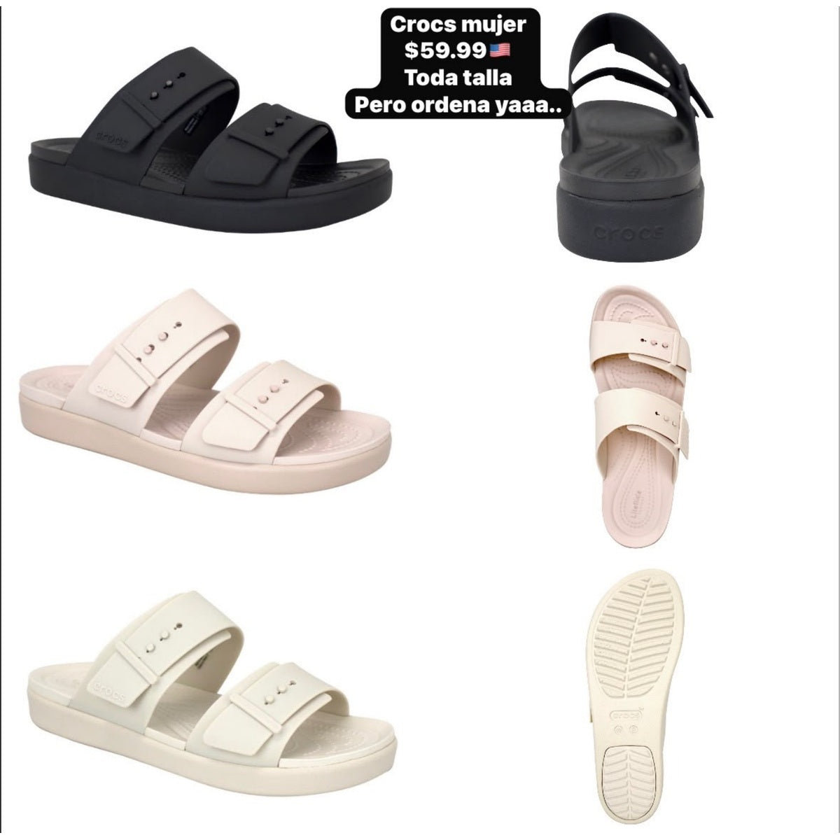 Sandalias Crocs para mujer