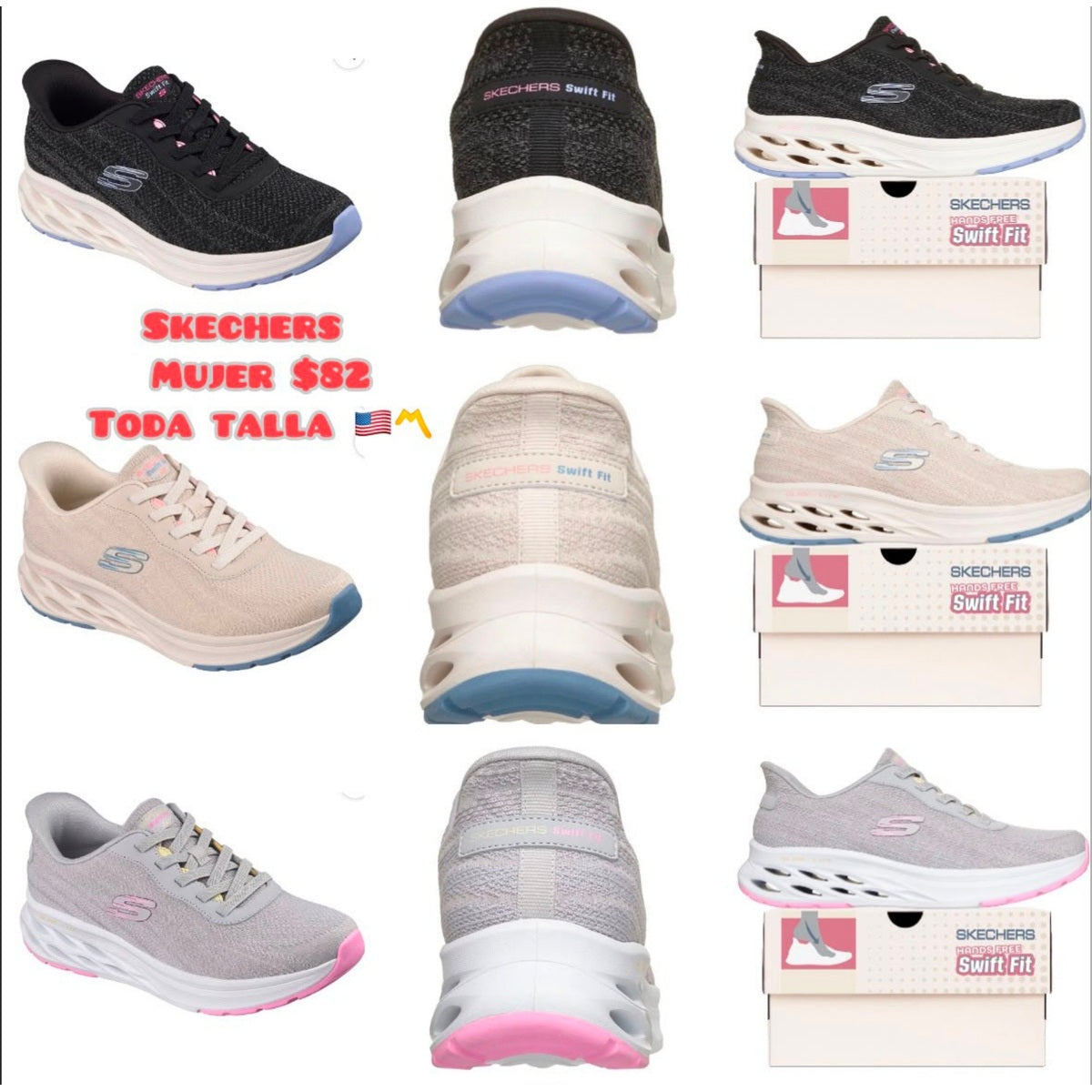 Zapatillas Skechers Swift Fit para mujer