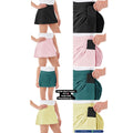Falda short deportiva para mujer