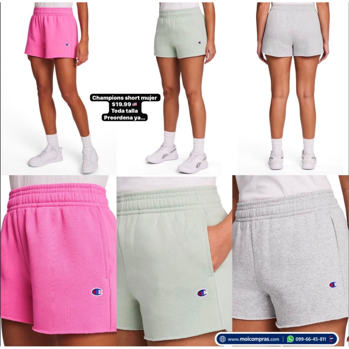 Short Champion para mujer