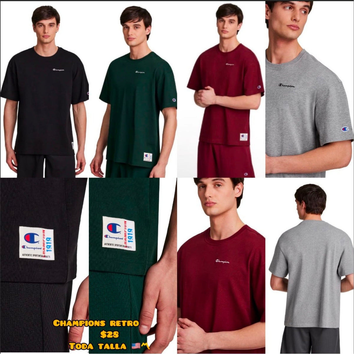 Camiseta Champion Retro para hombre