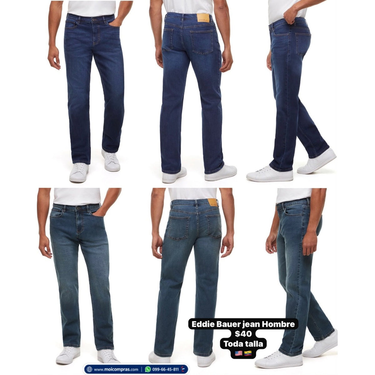 Jean Eddie Bauer para hombre