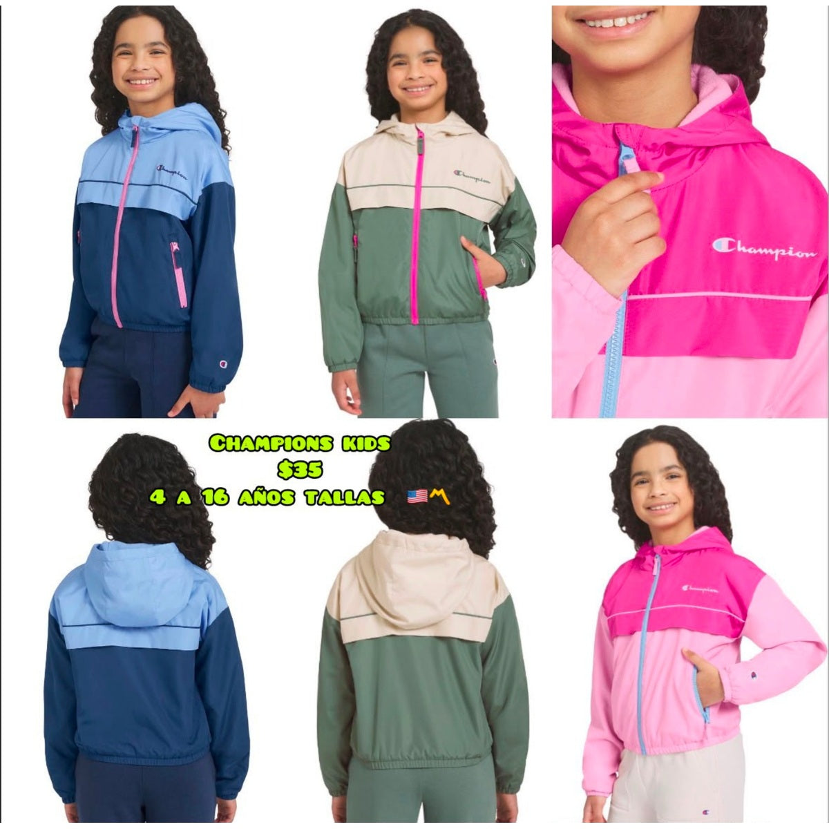 Chaquetas Champion para niña