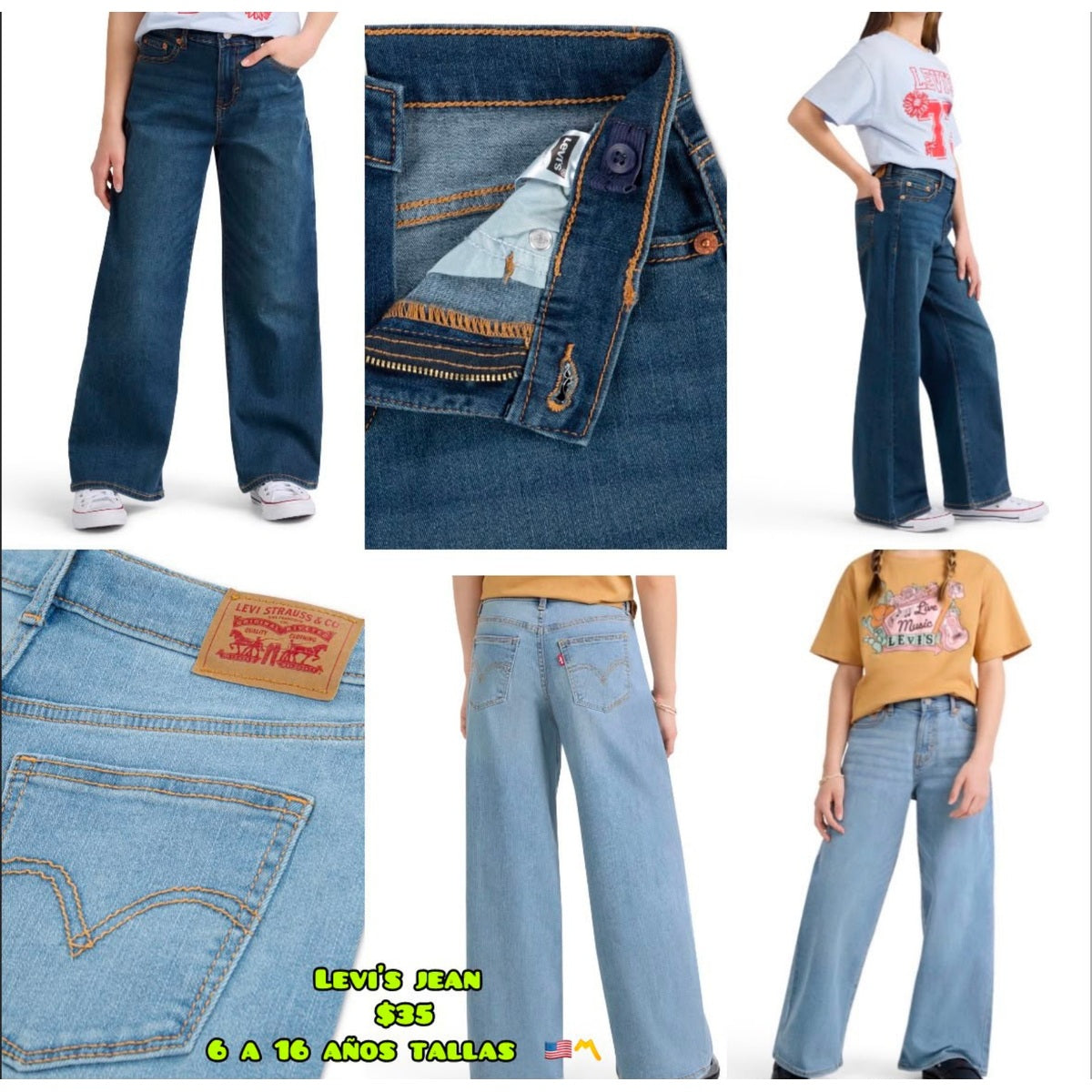 Jeans Levi’s para niña