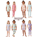 Pack x2 pijamas cortos para niña