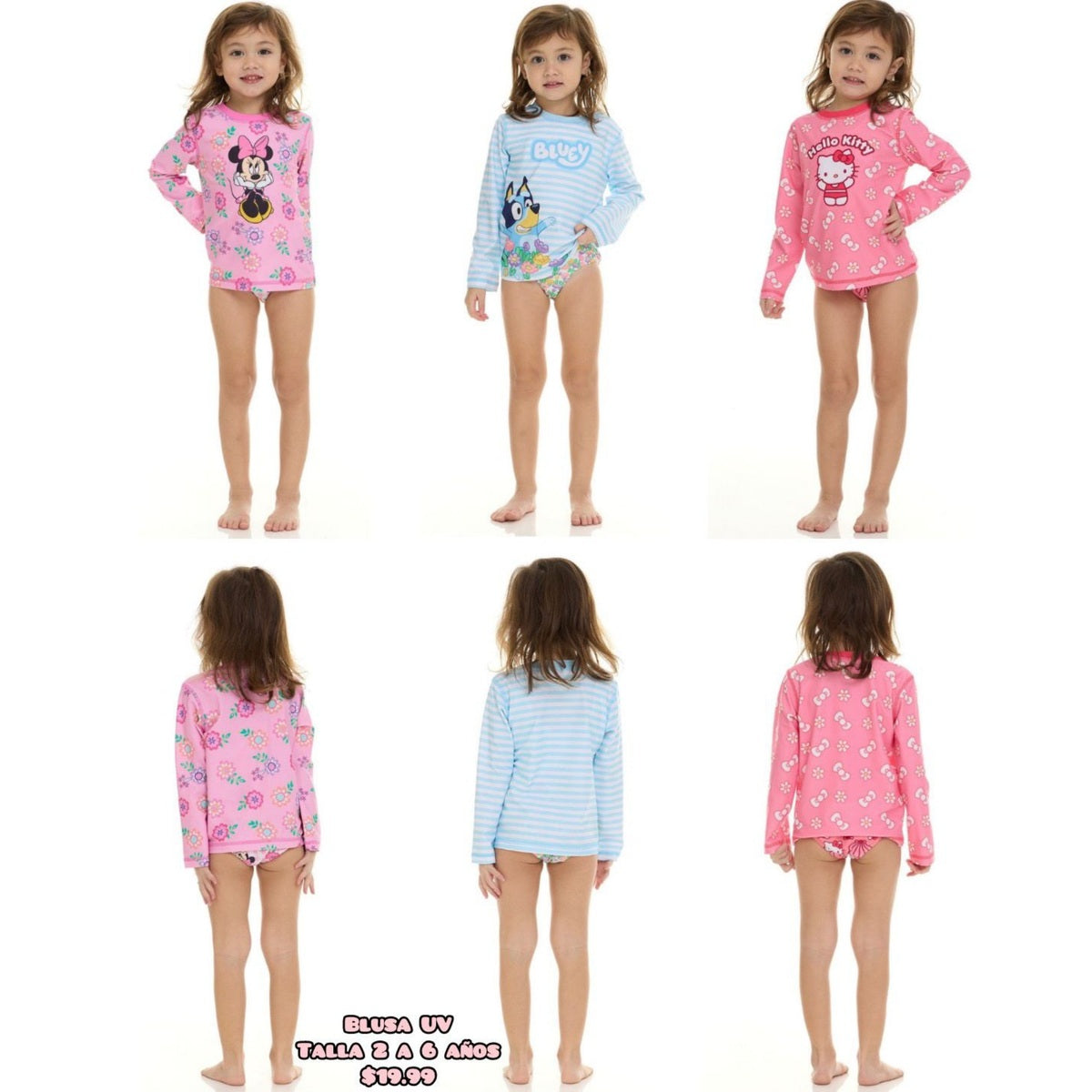 Blusas manga larga para niña