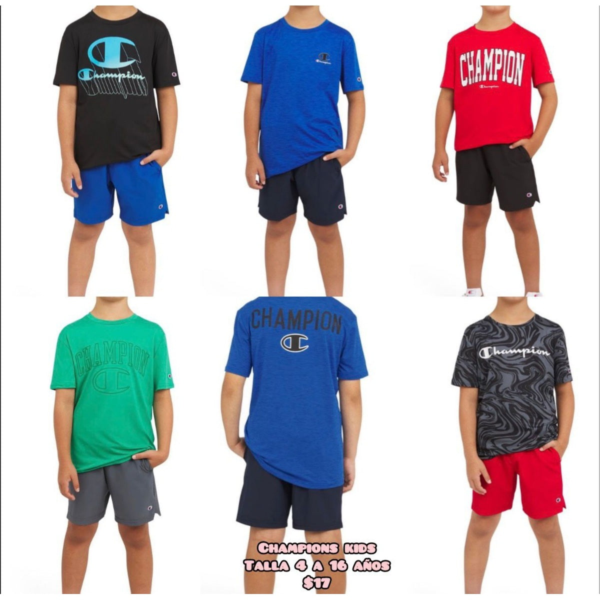 Sets Champion para niño