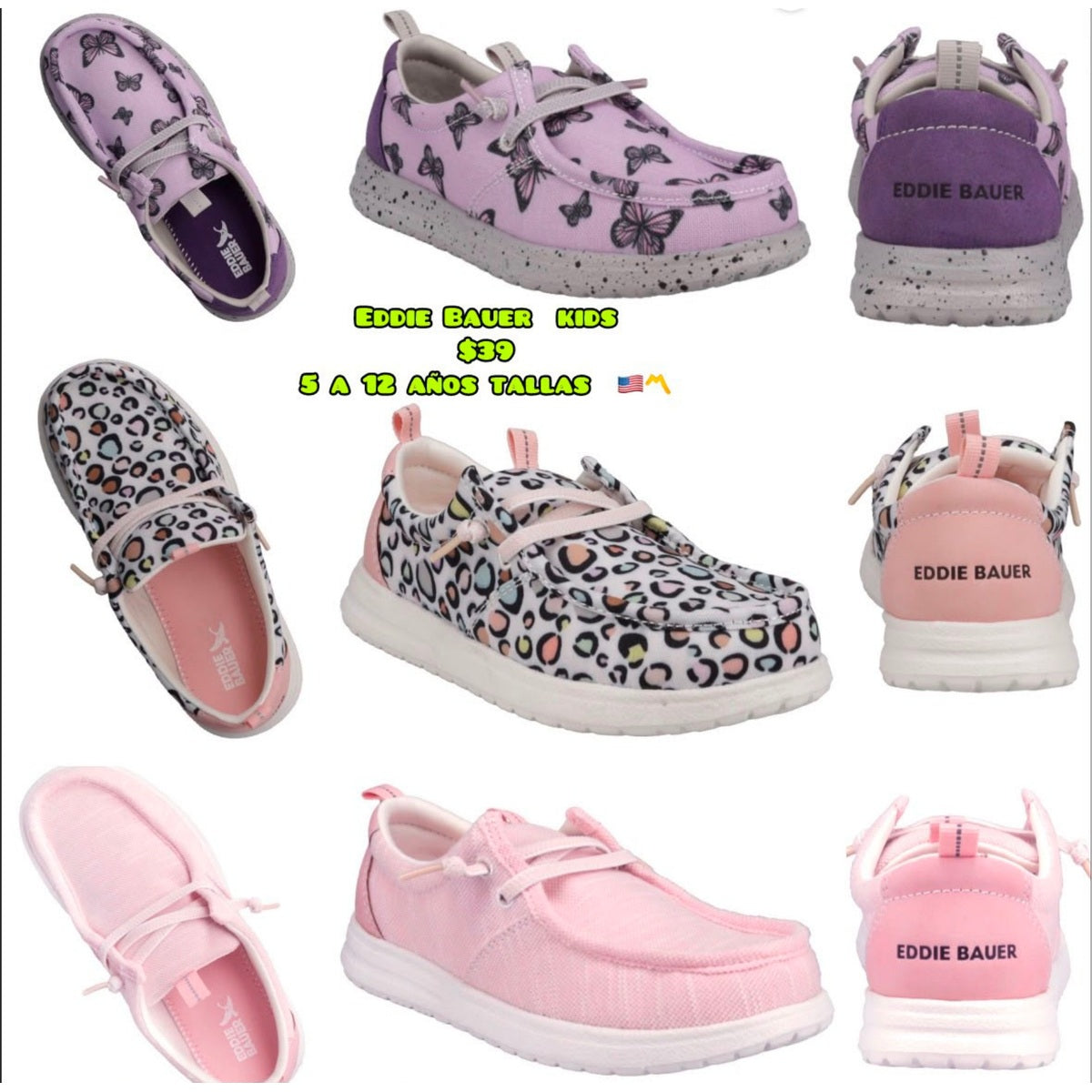 Zapatos Eddie Bauer para niña