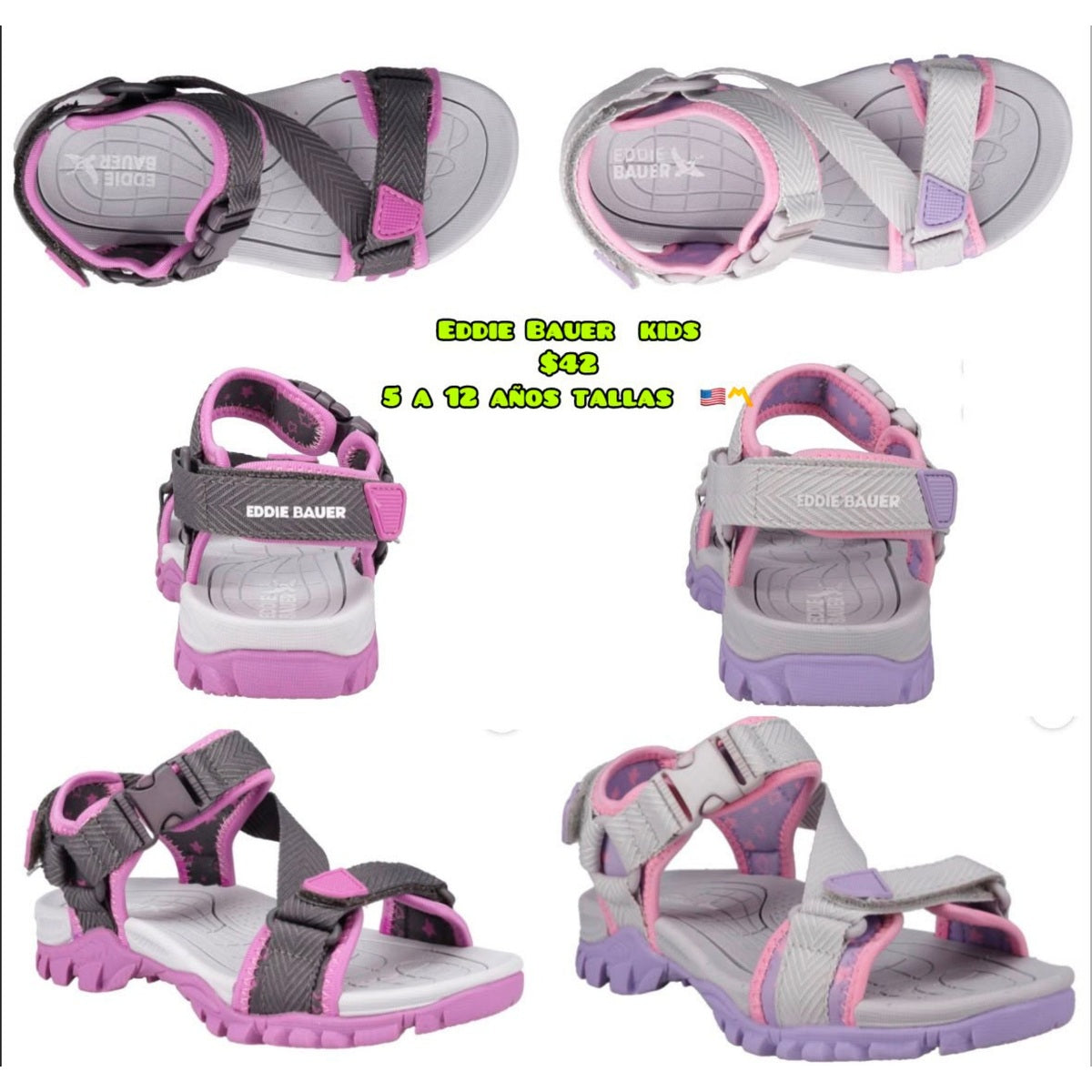 Sandalias Eddie Bauer para niña