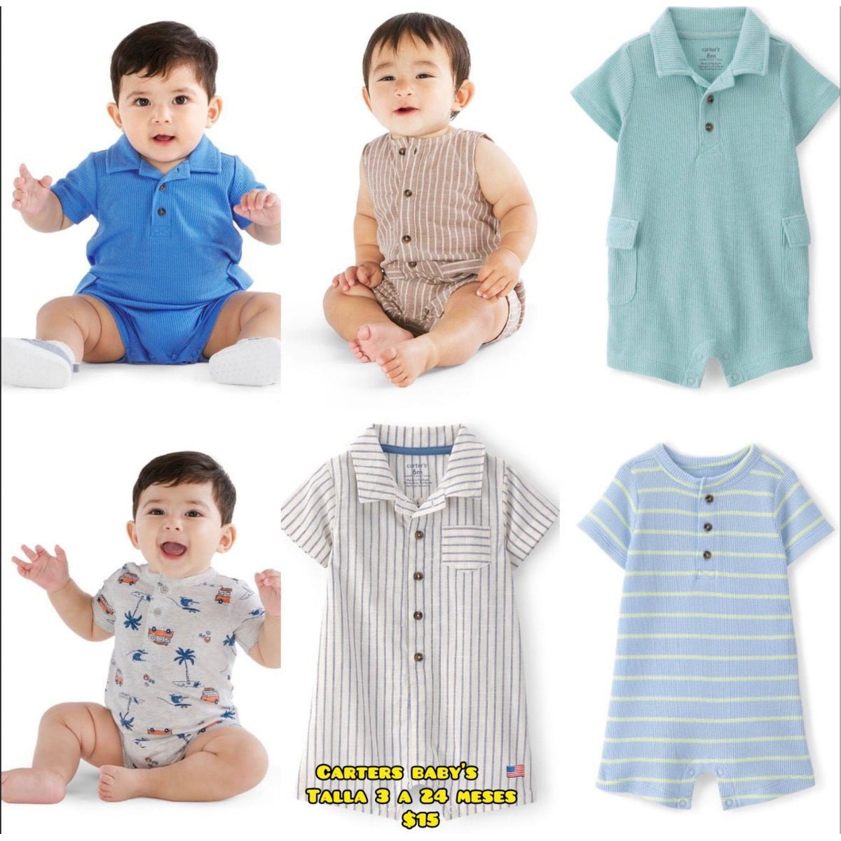 Enterizos Carter’s para bebé niño
