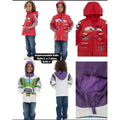 Impermeable de personajes para niño