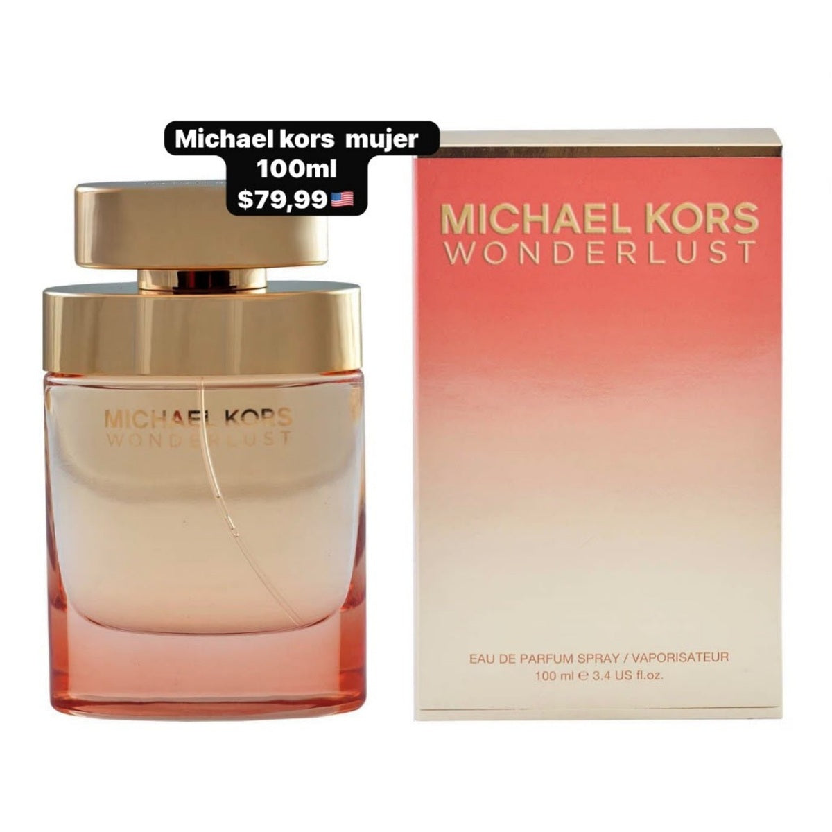 Perfume Michael Kors Wonderlust 100 ml para mujer