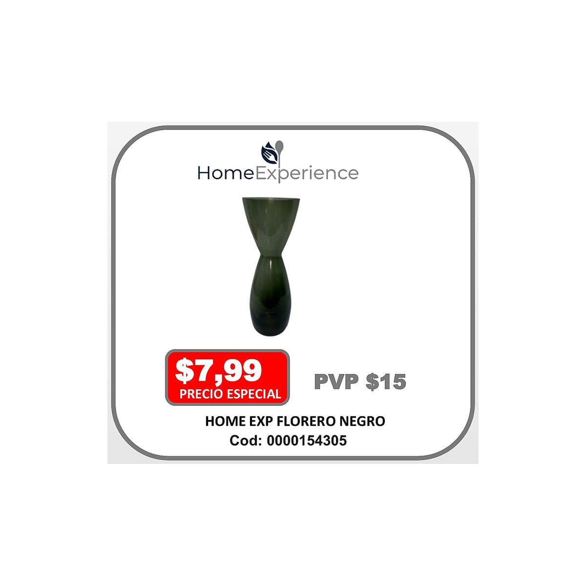 HOME EXP FLORERO NEGRO