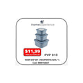 HOME EXP SET 3 RECIPIENTES AZUL *1