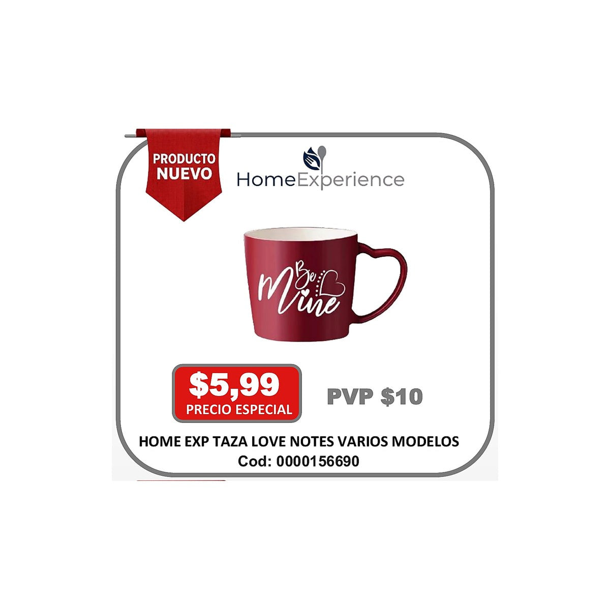 HOME EXP TAZA LOVE NOTES VARIOS MODELOS