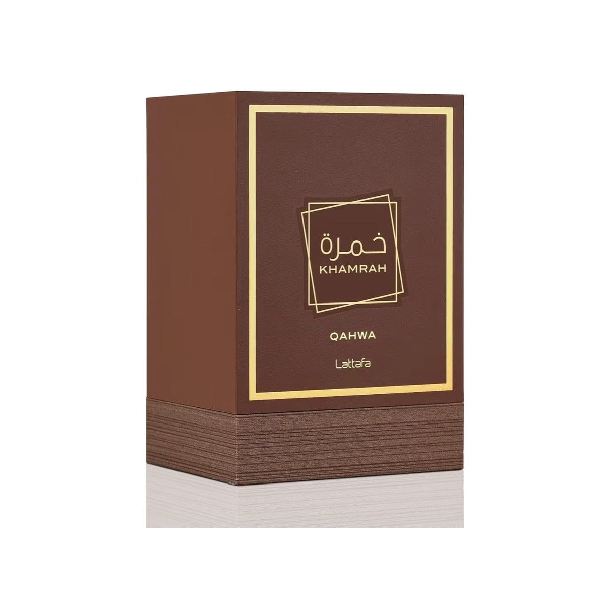 Lattafa Khamrah Qahwa - Vainilla, Cálido Especiado, Canela, Dulce - Perfume de Larga Duración 3.40 Onzas / 100 ml