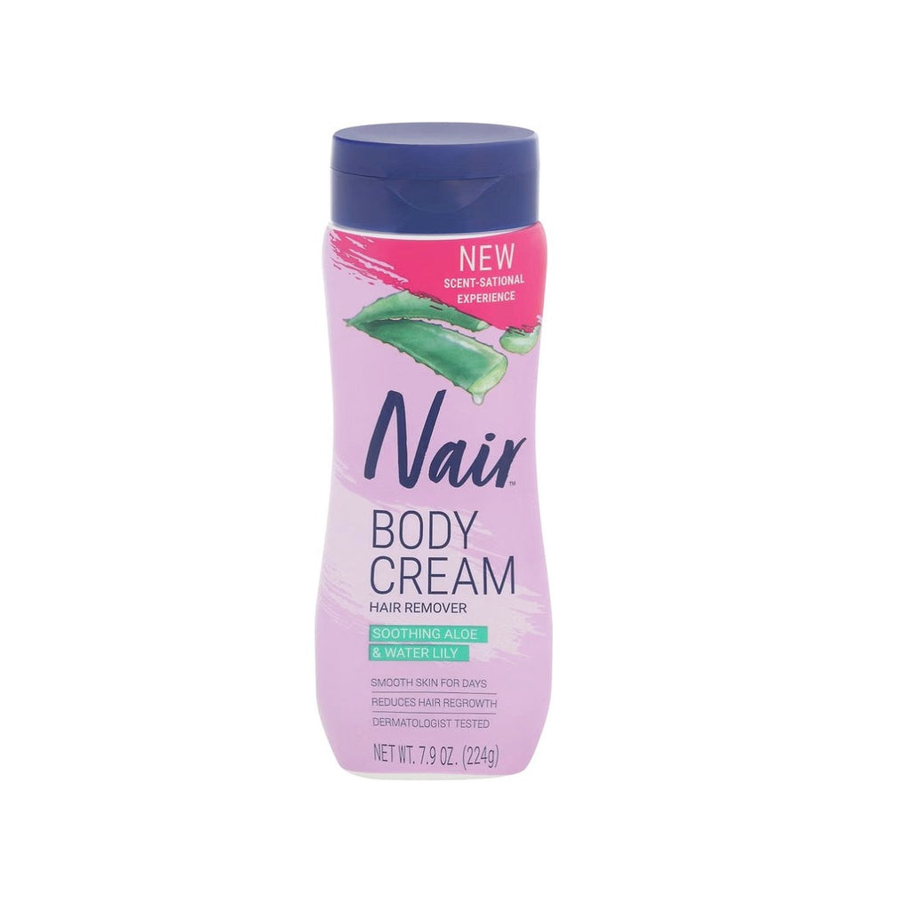 Nair Crema depiladora para brazos, piernas, axilas y zona del bikini, 7.9 onzas