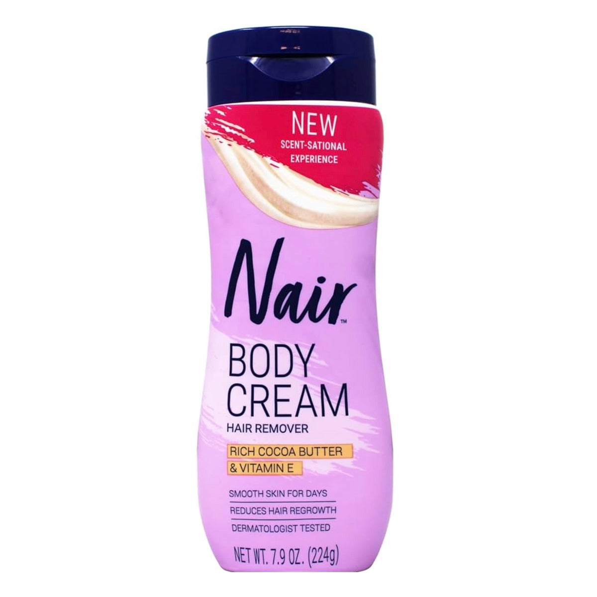 Nair Crema depiladora para brazos, piernas, axilas y zona del bikini, 7.9 onzas