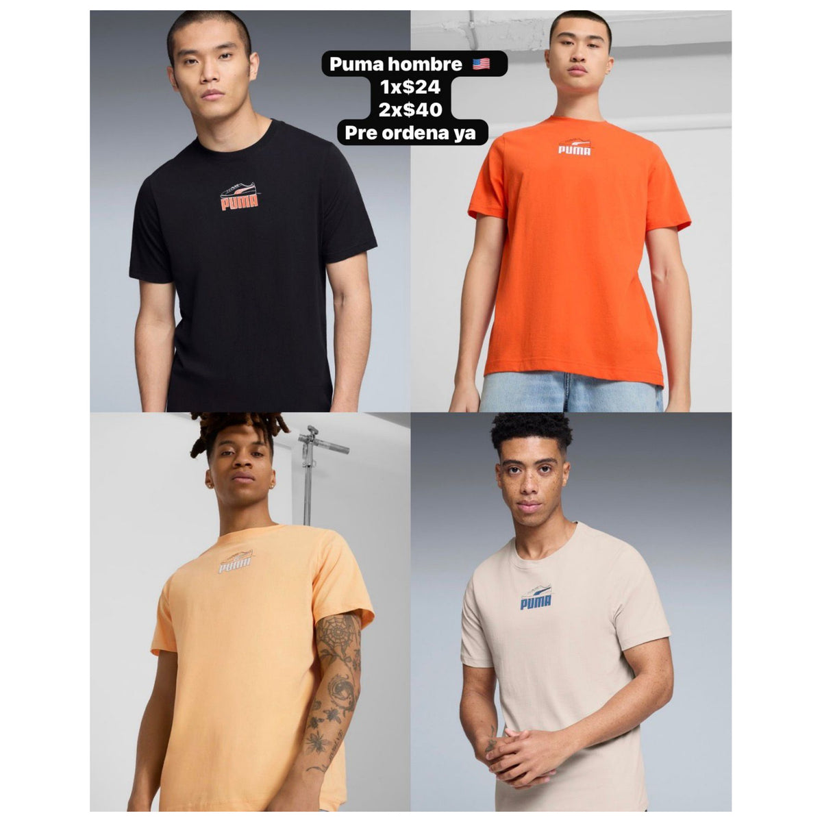Camiseta Puma para hombre - Modelo 016