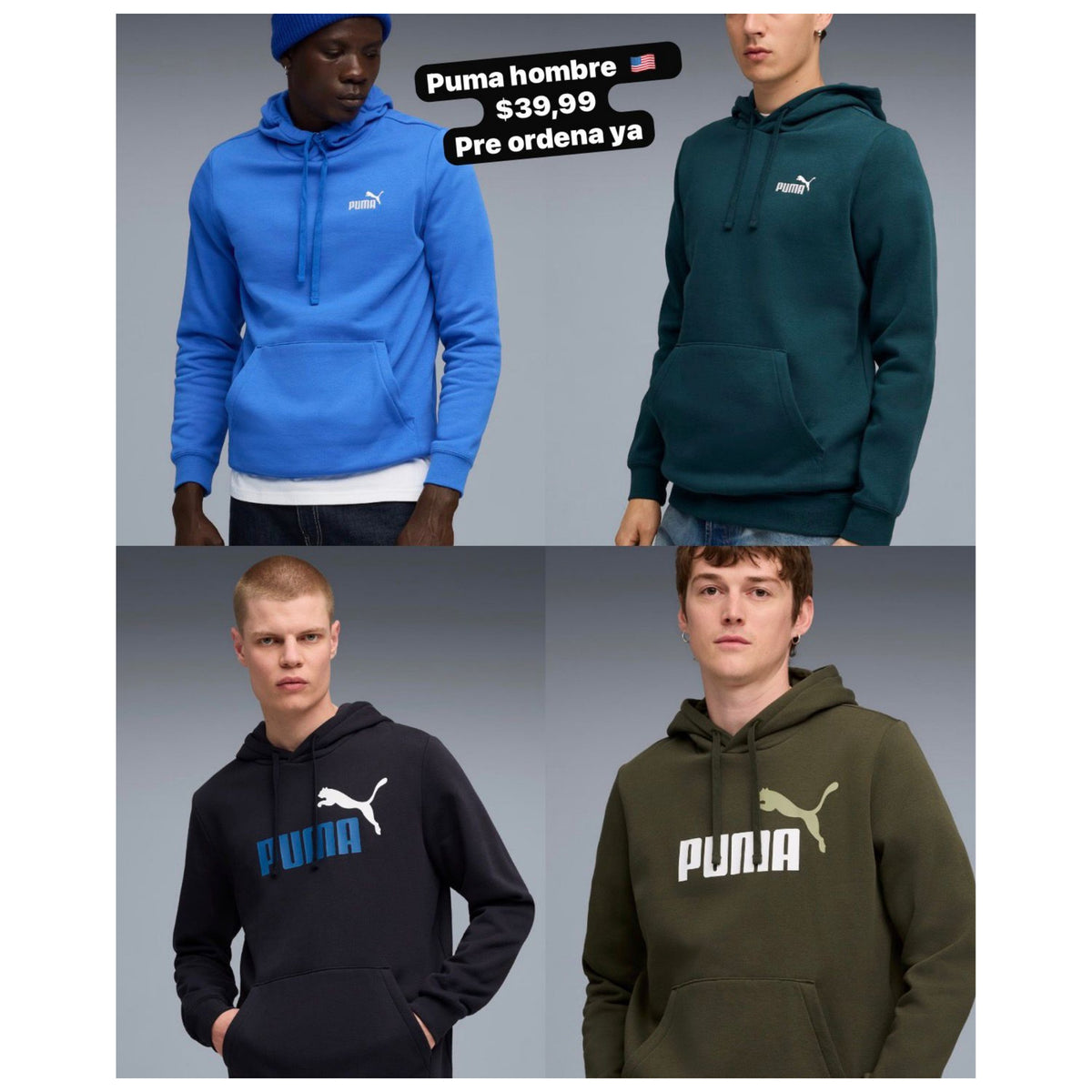 Hoodie Puma para hombre - Modelo 031