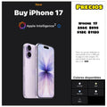 iPhone 17 - Precio USA + Tax + $55 envío