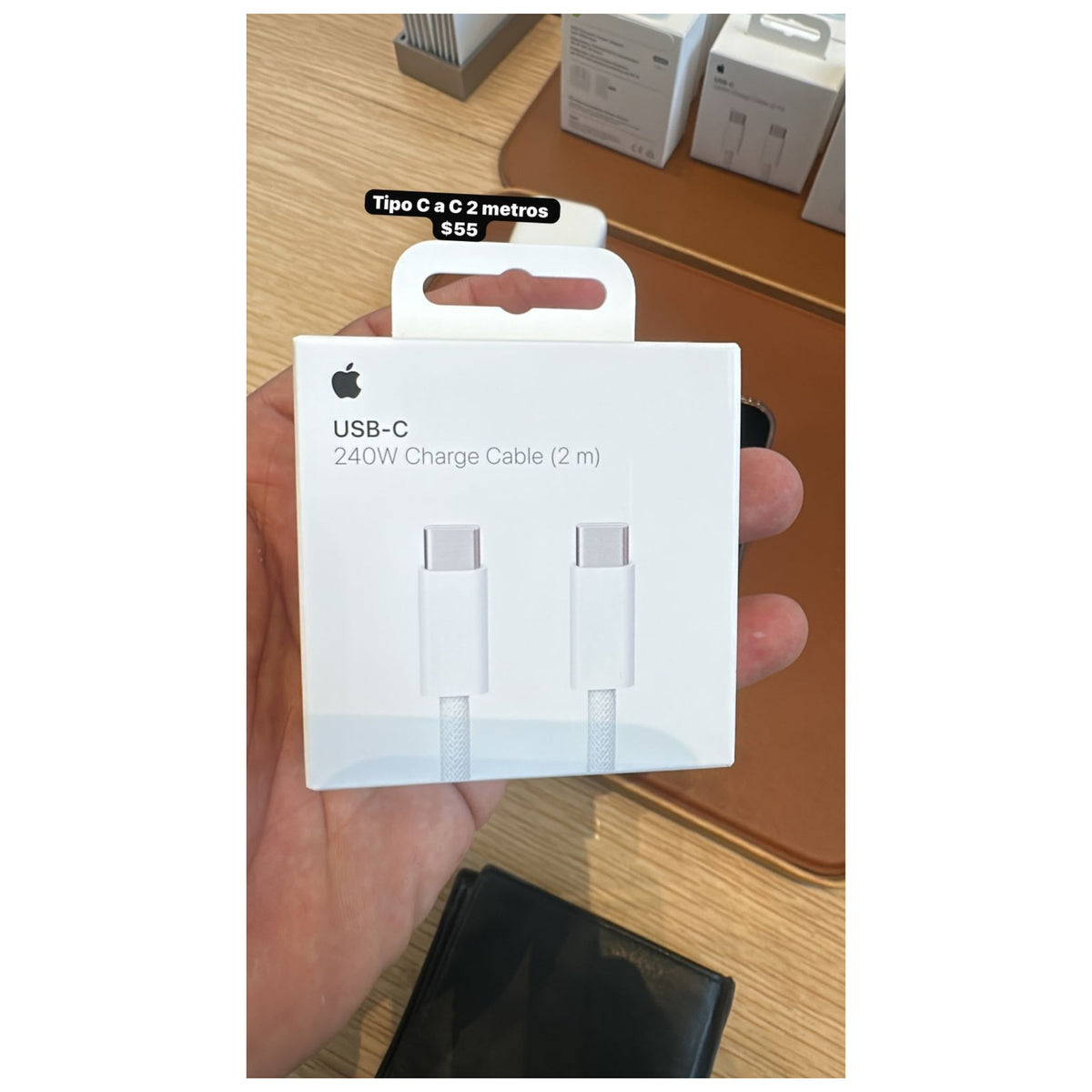 Cable Apple USB-C a USB-C de 2 metros - Modelo 091