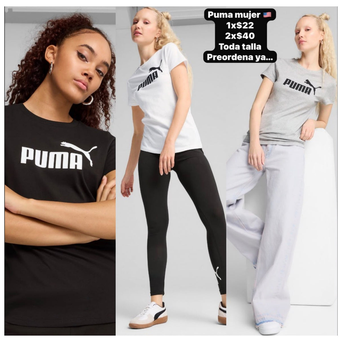 Camiseta Puma para mujer - Modelo 017