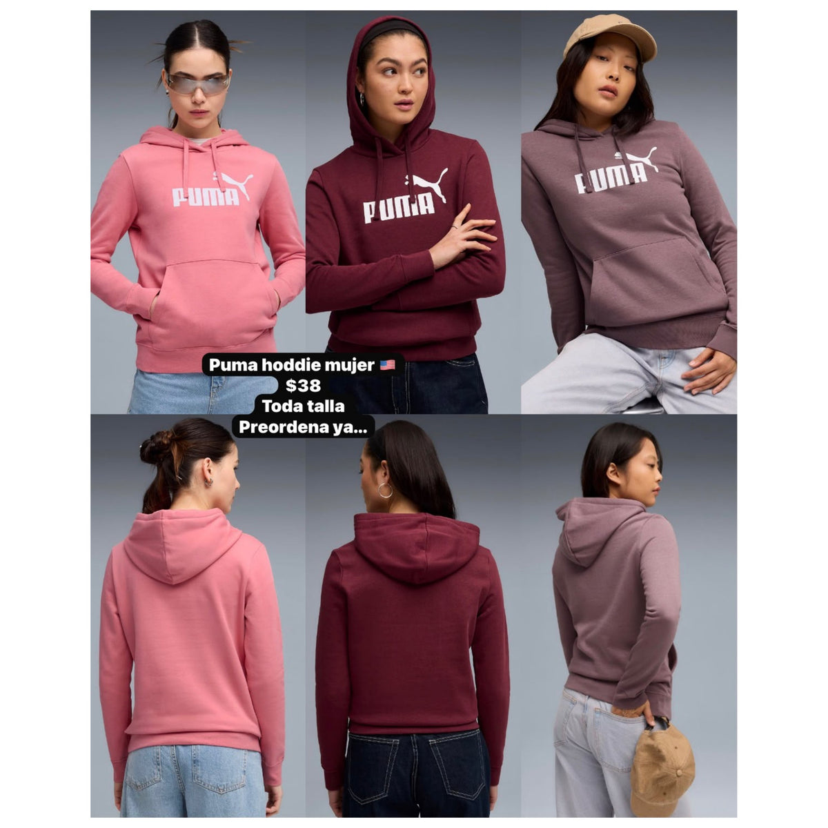 Hoodie Puma para mujer - Modelo 025