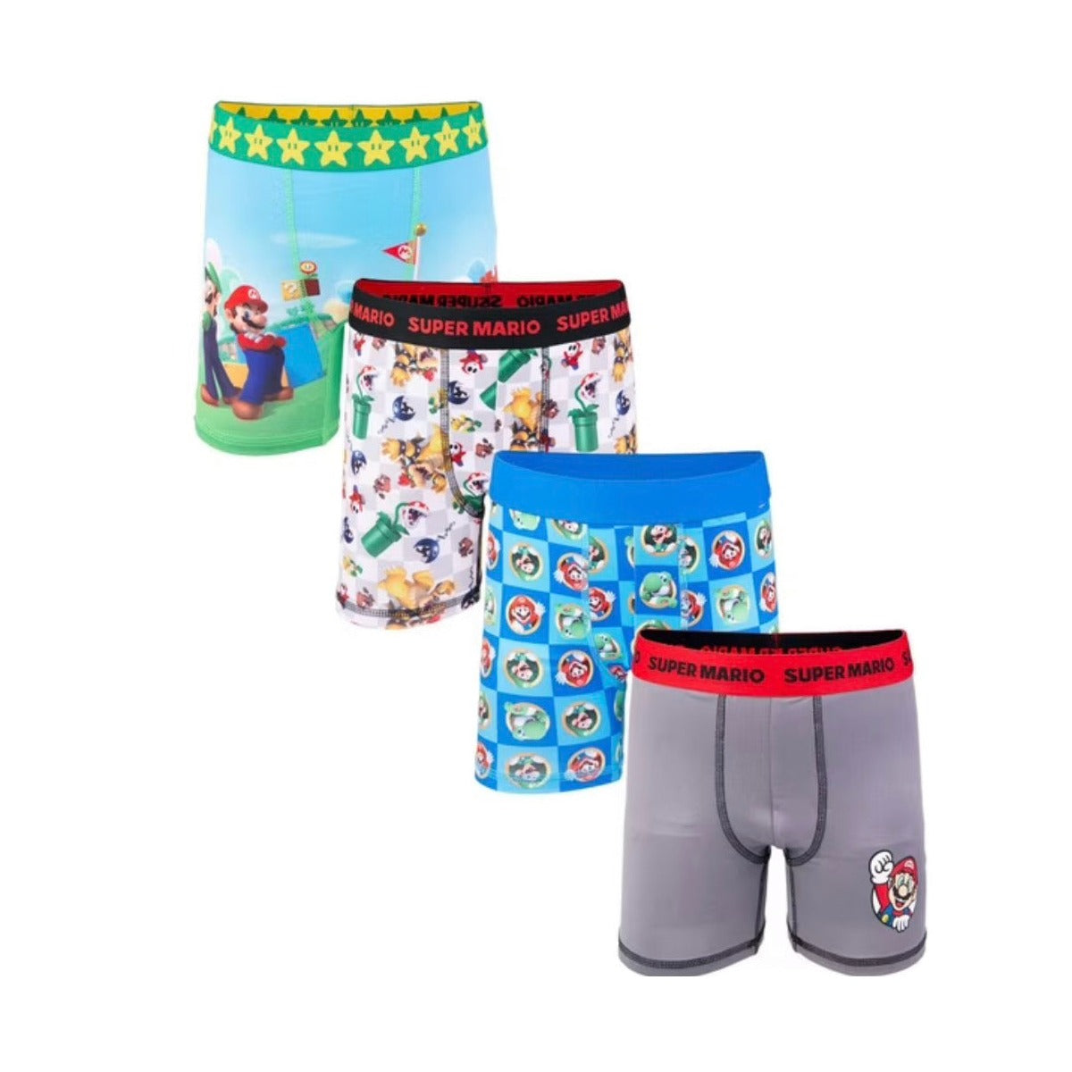 Pack de 4 bóxeres deportivos con personajes para niño (copia)