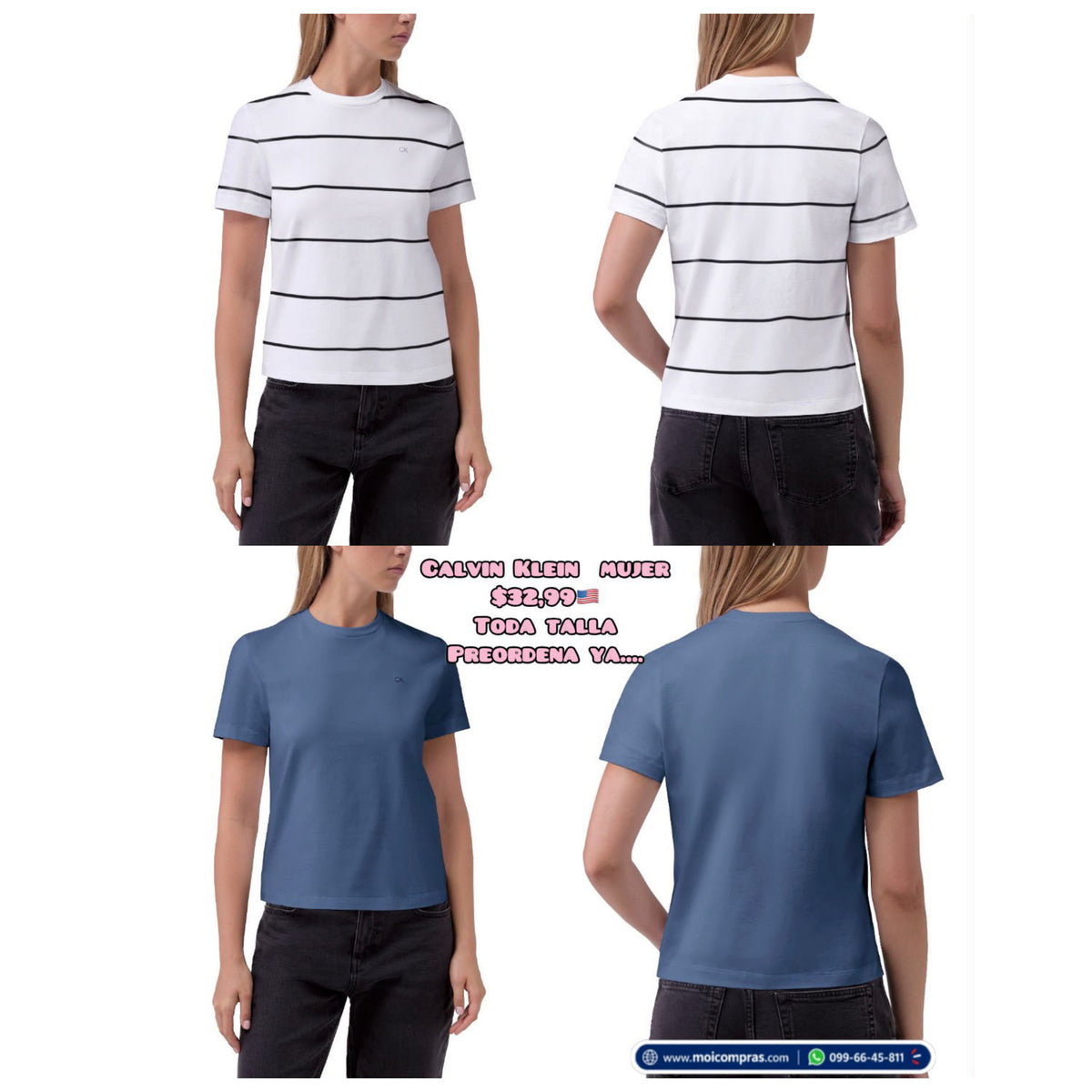 Calvin Klein Camiseta manga corta - Mujer