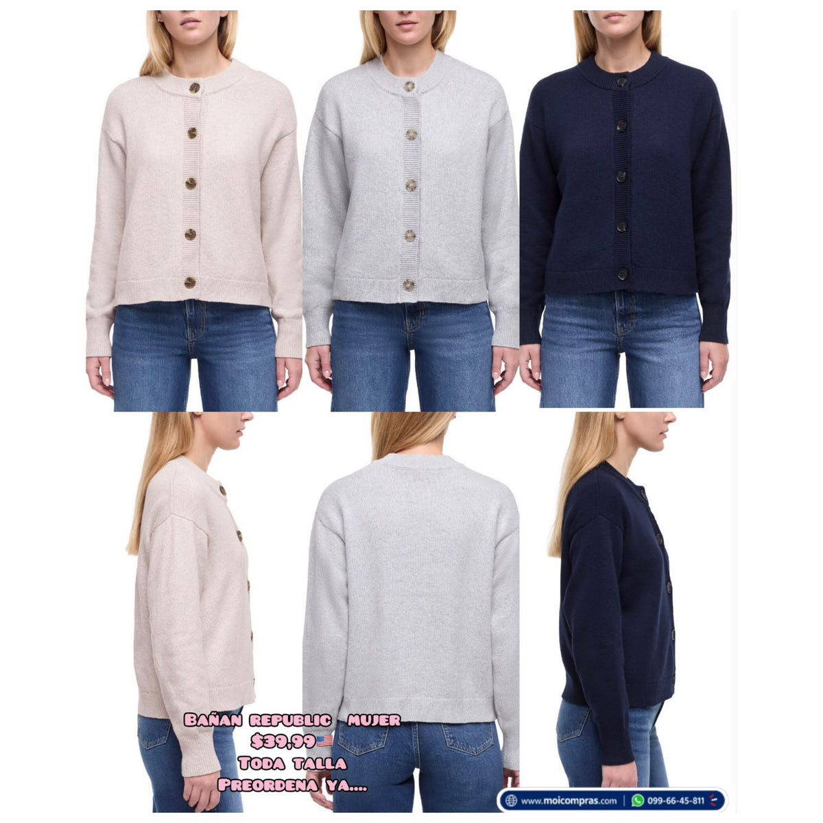 Banana Republic Cárdigan tejido - Mujer
