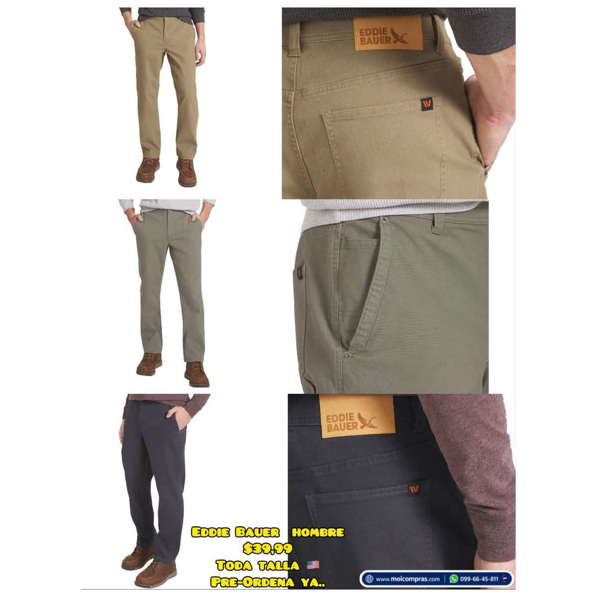 Eddie Bauer Pantalón casual - Hombre