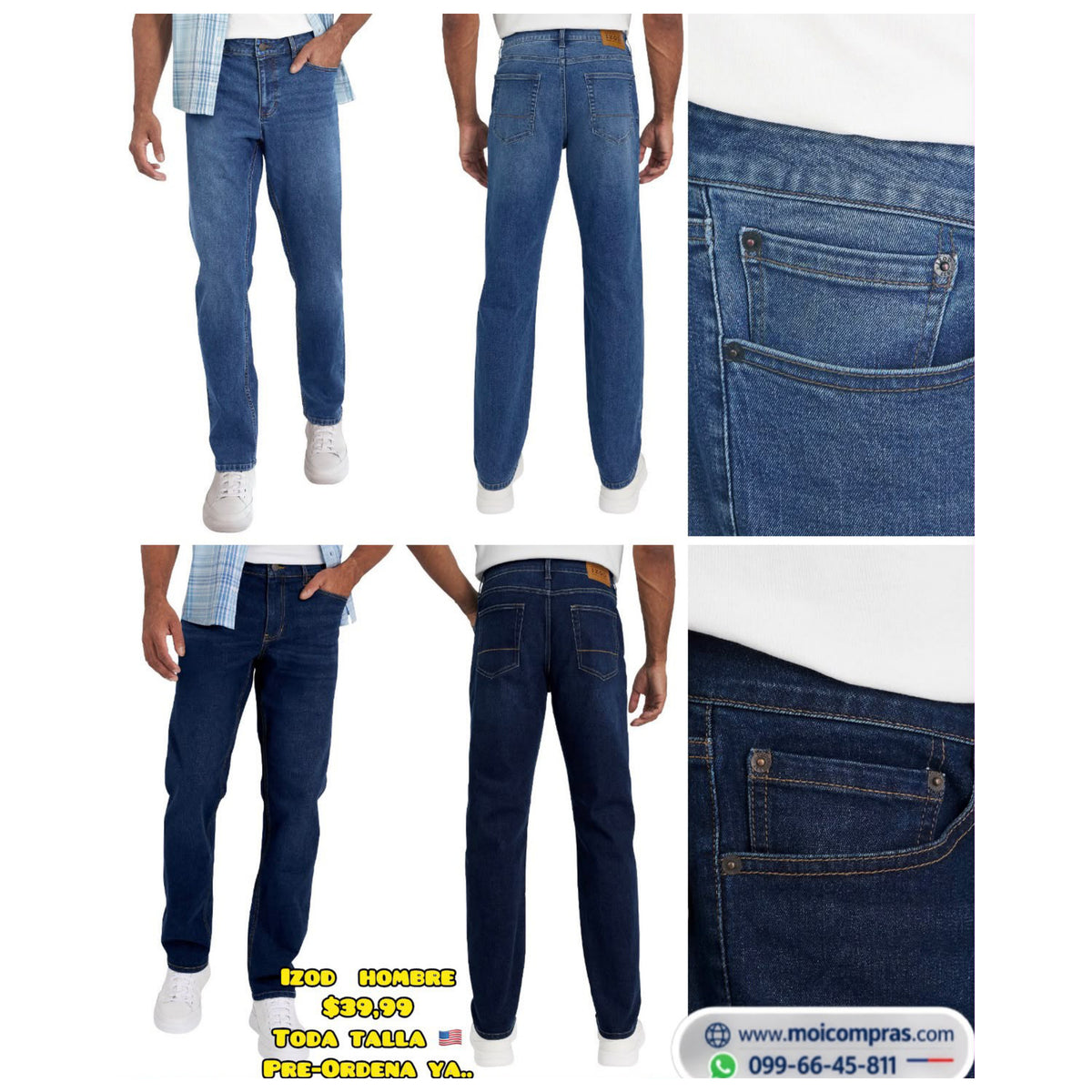 Izod Jean - Hombre