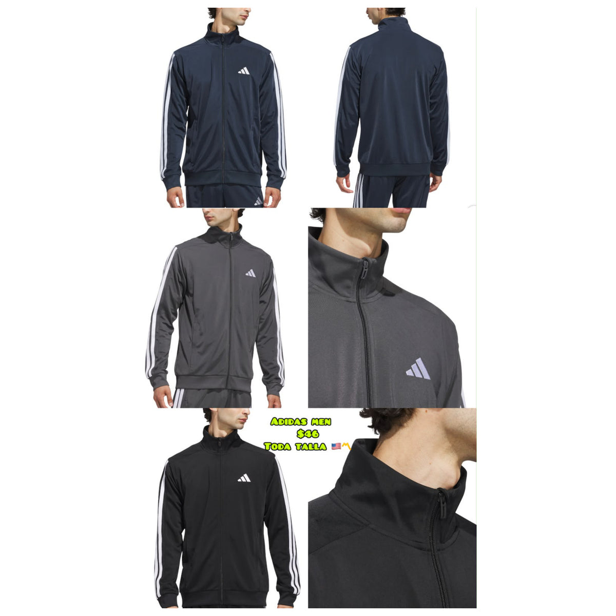 Adidas Chaqueta deportiva con cierre - Hombre