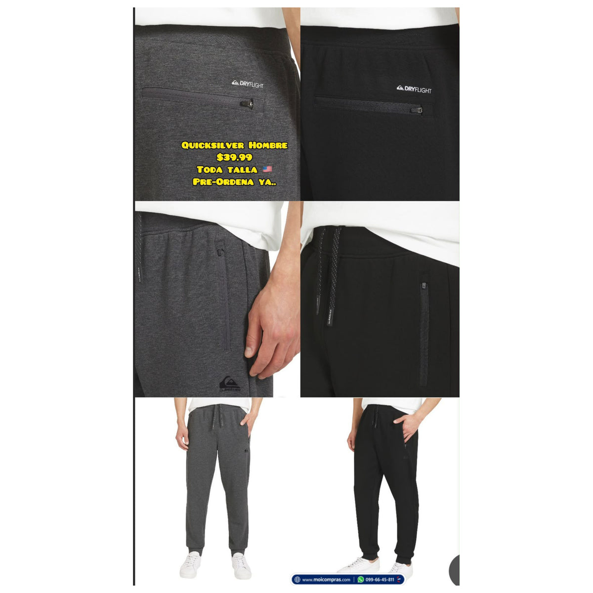 Quiksilver Pantalón jogger - Hombre