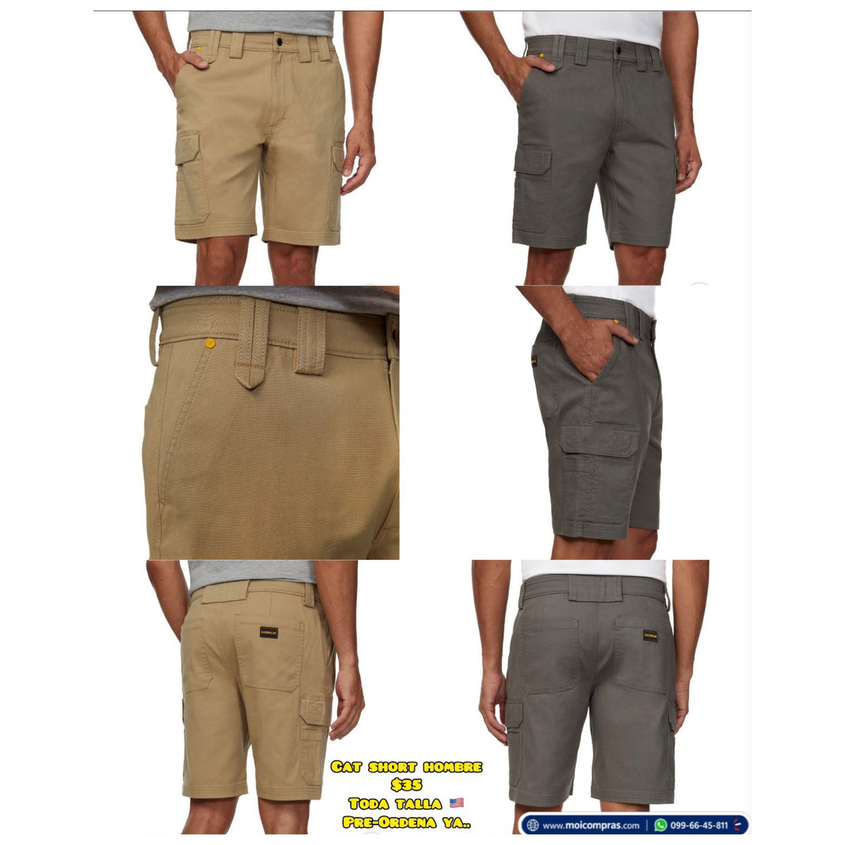 CAT Short cargo - Hombre