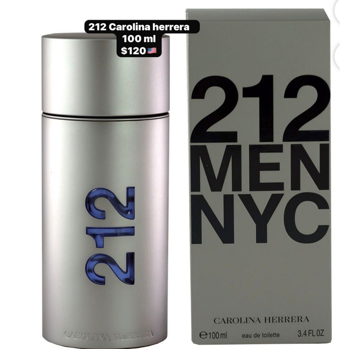 Perfume 212 Men Carolina Herrera 100 ml