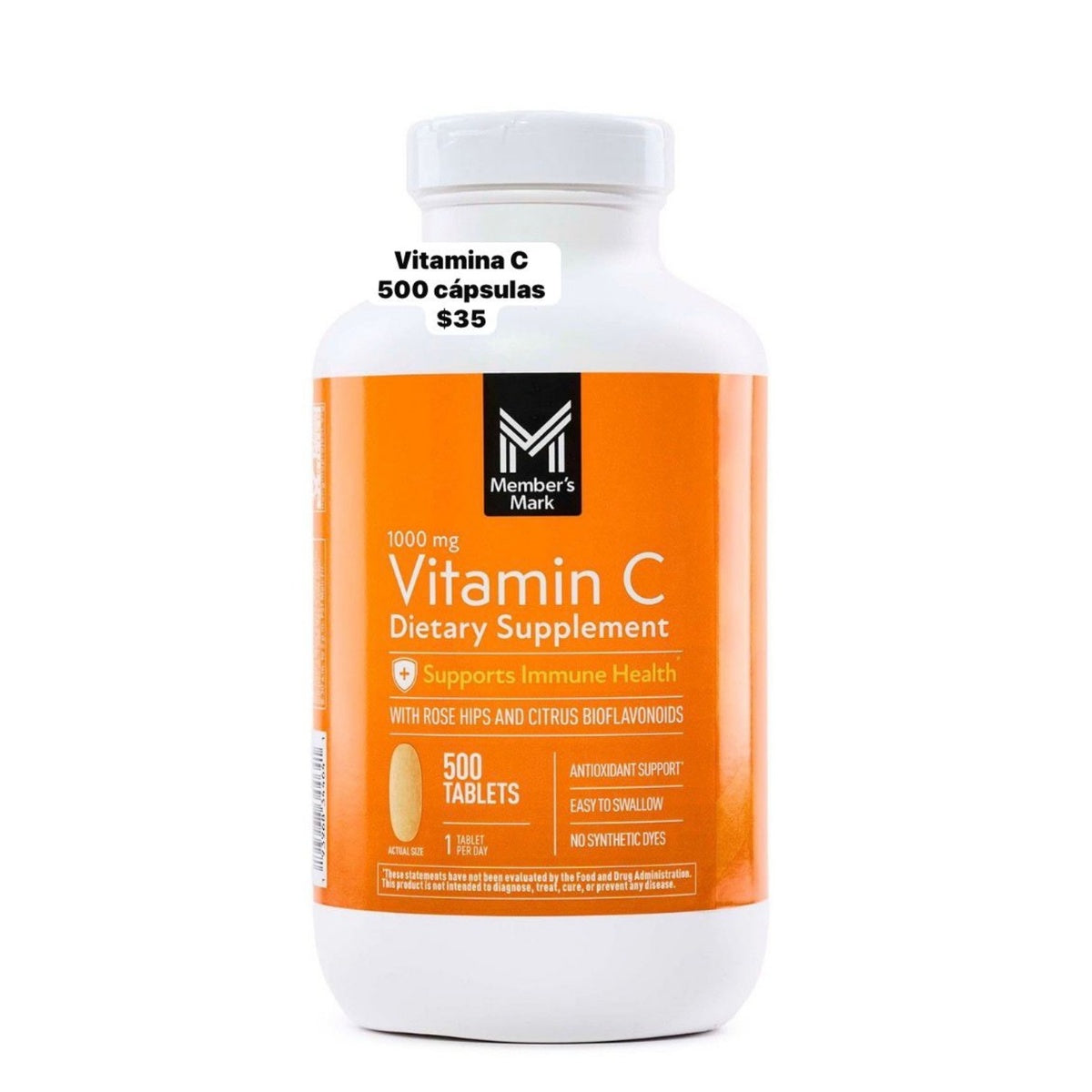 Member’s Mark Vitamina C 1000 mg x500