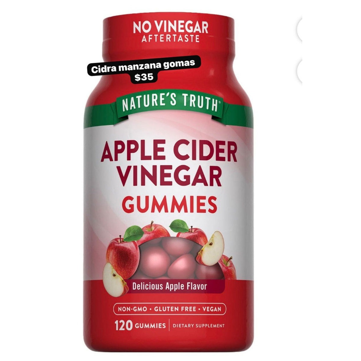 Nature’s Truth Apple Cider Vinegar x120