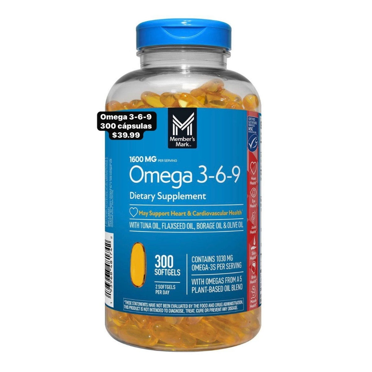 Member’s Mark Omega 3-6-9 x300