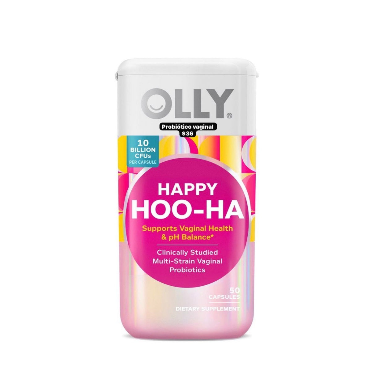 OLLY Happy Hoo-Ha probiótico x50