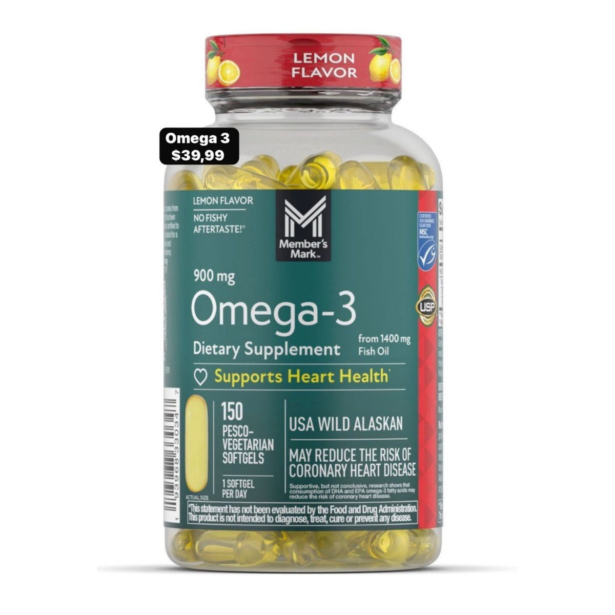 Member’s Mark Omega-3 x150