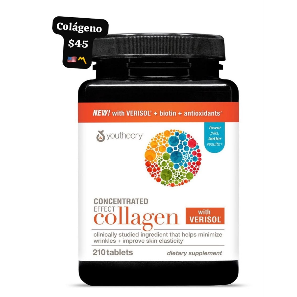 Youtheory Collagen con Verisol x210