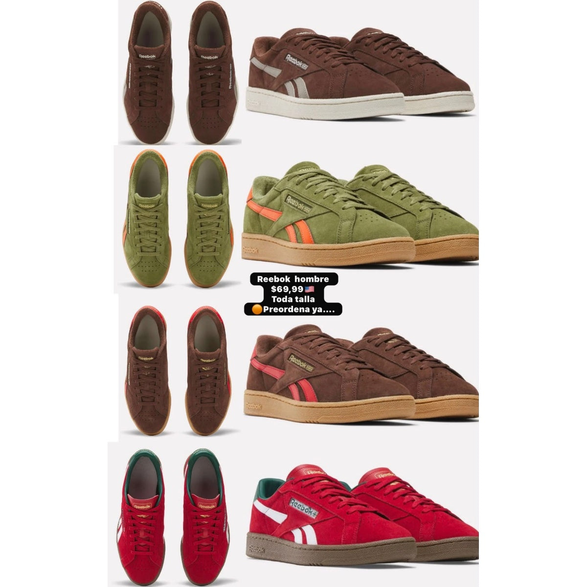 Zapatos Reebok para hombre - modelo 06