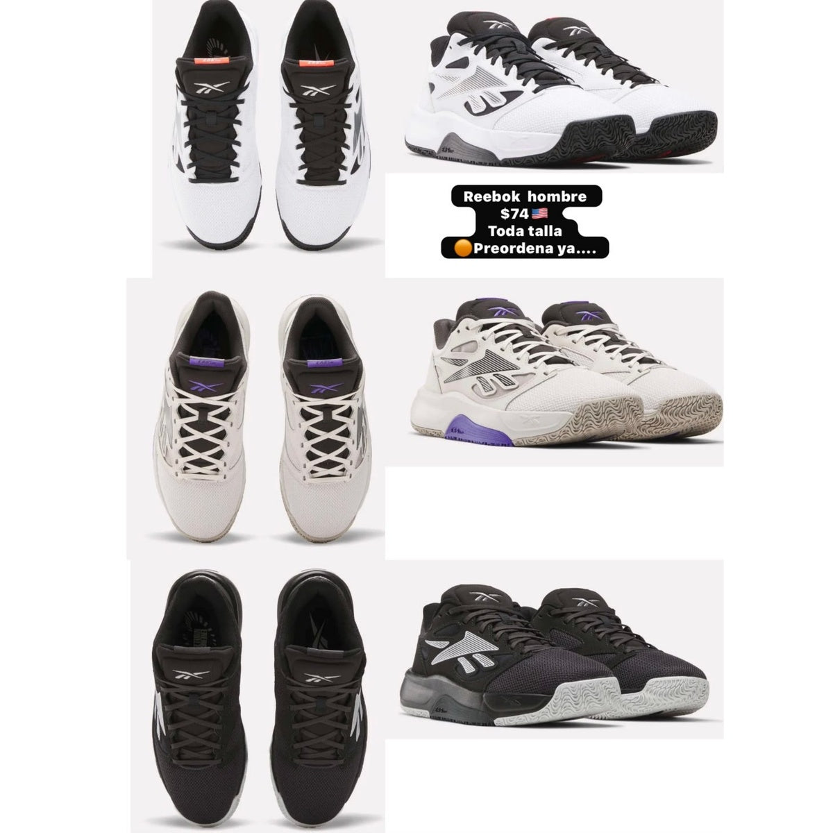 Zapatos Reebok para hombre - modelo 07
